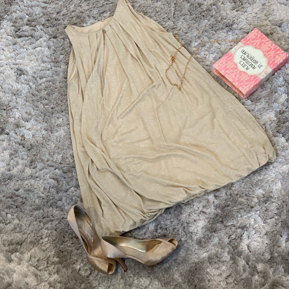 Gold Shimmer Dress